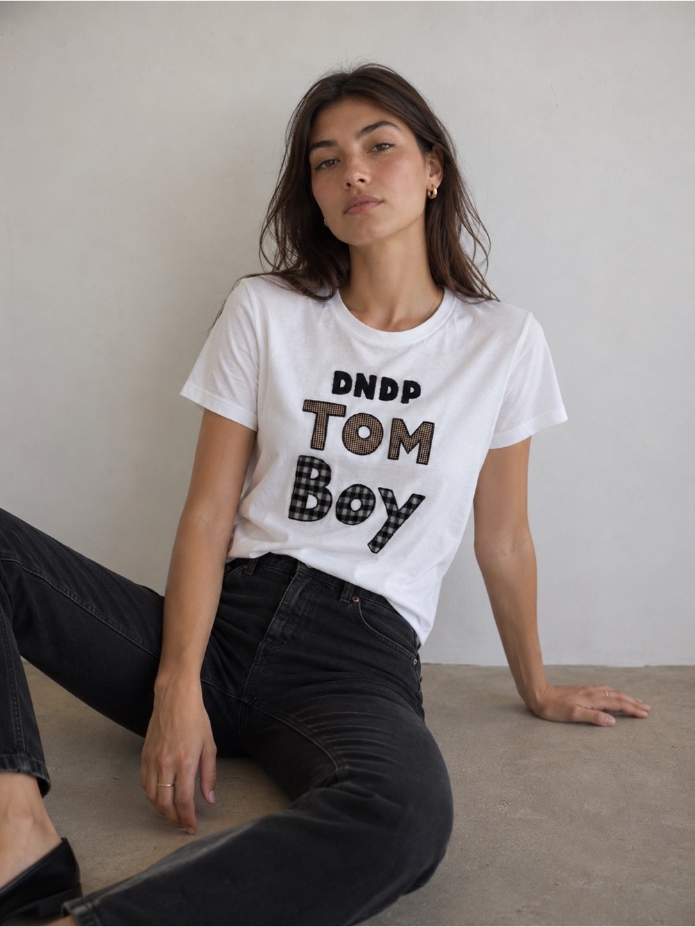 DONDUP “TOM Boy” 100% Cotton Graphic Tee Made in Italy